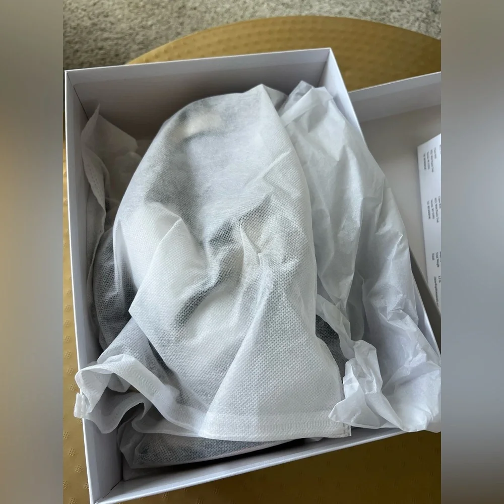 Aminah Abdul Jillil Bow Pump Black Polka Dot Mesh Suede - Picture 9 of 13